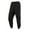 #Black, variant on DPTALR Men's Solid Color Drawstring Elastic Waist Straight Leg Pants, Black Big and Tall Men L