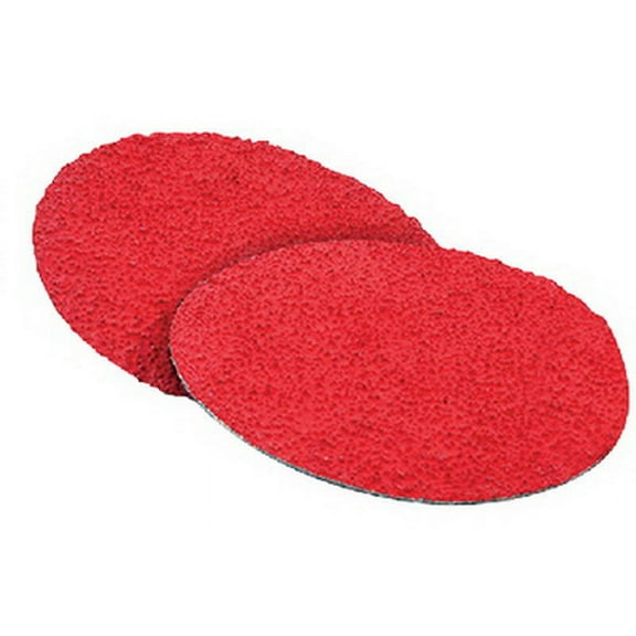 SEACHOICE Red Ceramic R-Type Disc, 25/Box Size: 3", Option: Grade 50