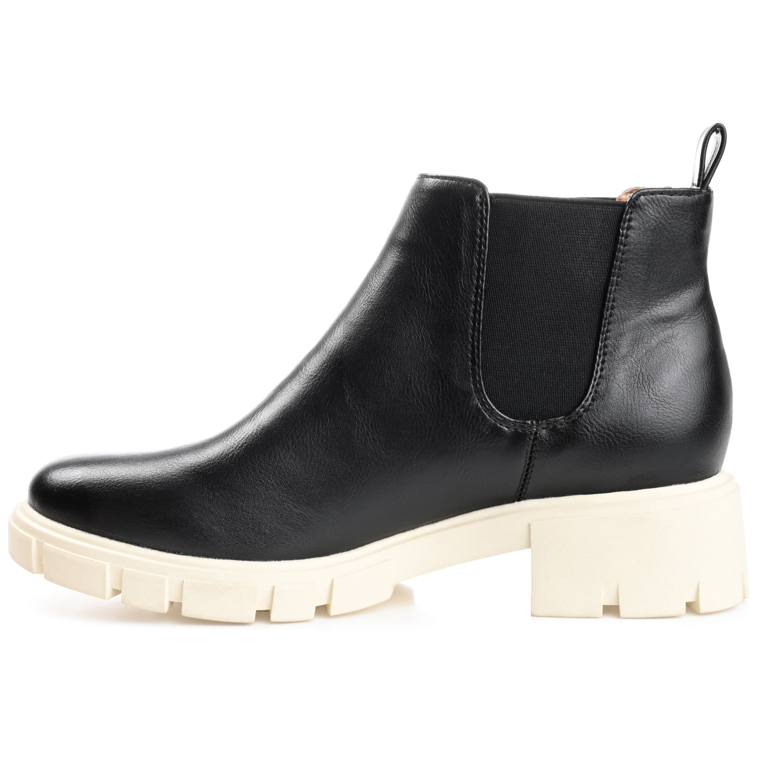 Journee Womens Rorke Pull On Block Heel Booties