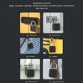 thumbnail image 3 of Combination Locker Lock, Long Standby Keyless 6 Digit Code Padlock with Light for Gym School Locker SY13 Password Unlock,SY13+ Password + for Tuya APP, 3 of 7