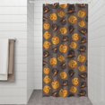 thumbnail image 2 of Halloween Pumpkins and Witch Hats Shower Curtain 36"x72" ,Bathroom Decorative Shower Curtains Set with 12 Hooks,Modern Waterproof Washable Shower Curtain, 2 of 6