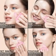 thumbnail image 5 of FACEMADE 6 Pcs Triangle Velour Face Powder Puff Set with Case, Colorful, 5 of 6