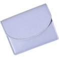 thumbnail image 3 of Cartera linda mini monedero vintage pequeña cartera estética cartera de cuero PU cartera negra para mujer (púrpura), 3 of 4
