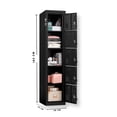 thumbnail image 2 of Locker Metálico Alto de 5 Compartimentos con Puertas y Cerradura para Organización Segura, 2 of 7