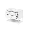 thumbnail image 3 of 36" Bathroom Vanity With Ceramic Sink - White, Solid Wood, 4 Drawers, Concealed Storage, Beautiful Design 36", Wood Frame, Basin, Spacious Cabinet For, 3 of 7
