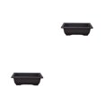 thumbnail image 2 of Bewildely Macetero innovador y ecológico negro: para macetas de interior y exterior, macetas de balcón, lavabo rectangular de 36*26,5*18 cm lavabo rectangular 36*26.5*18cm 2piezas, 2 of 6