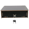 thumbnail image 1 of COMPUKAS 1Set Cash Drawer Tray Black Multi-Compartment Design for Home Users 11.9X11.4X3.7in, 1 of 8
