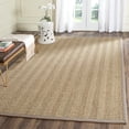 thumbnail image 3 of SAFAVIEH Natural Fiber Maisy Solid Area Rug, Natural/Grey, 6' x 6' Square, 3 of 12