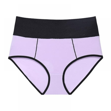 

Xinhuaya Women s Soft Tummy Control High Waisted Cotton Underwear Panty Briefs