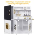 thumbnail image 5 of iYofe Wooden Play Kitchen Set, Cocina De Juguete with Ice Maker, Microwave, Toy Kitchen for Kids Ages 4 8 White, 5 of 11