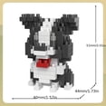 thumbnail image 2 of Dog Mini Building Block, DIY Mini 3D Building Toy Bricks, 2 of 5