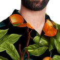 thumbnail image 5 of Tangerine Men's Short Sleeve Beach Shirts, Hawaiian Printed Button Down Summer Casual Unisex Men's Shirts, 5 of 6