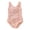#87Pink, variant on Floral Print Sleeveless One Piece Bathing Suit Toddler Girl U Neck Sleeveless Casual Romper Swimsuit