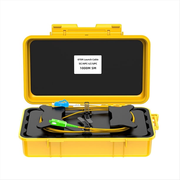 Caja de Lanzamiento de OTDR de Fibra Óptica, Cable de Extensión de Prueba de Fibra Óptica, Eliminador de Puntos Muertos, Herramienta de Prueba de Cable de Fibra Óptica B