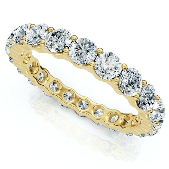 Pompeii 2ct Prong Diamond Eternity Ring 14K Yellow Gold (G/H,I1)
