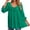 Green, variant on Trendy Plus Size Tops for Everyday and Casual Wear V Neck Design with Tie Detail for Spring and Autumn Easy To Pair with Jeans plus Size 3x Shirts for Women Long Layering Top