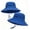 Blue 1, variant on OGLCCG UPF 50 Beach Baby Sun Hat Sun Protection Cute Wide Brim Summer Toddler Girl Boy Bucket Hats with Neck Flap