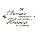 thumbnail image 1 of Wall Sticker English Letter Butterfly Pattern Removable Wall Decal Wall Decor for Living Room, 1 of 3