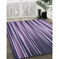 thumbnail image 2 of Ahgly Company Indoor Round Patterned Bright Lilac Purple Area Rugs, 8' Round, 2 of 6