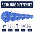 thumbnail image 2 of Tapas SiliconTapas Elásticas para Cualquier Formar de Silicon Circulares Reusables Set de Tamaños Diferentes Anti-Derrames para Mantener los Alimentos Frescos Libre de BPA, 12 piezas, Blanco Lutema Silicon, 2 of 8