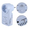 thumbnail image 2 of Peahefy GSM Power Plug Socket, GSM Smart Plug Socket,Smart GSM Power Outlet Plug Socket with Temperature Sensor SMS Command Control EU Plug, 2 of 6