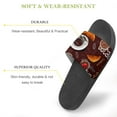 thumbnail image 3 of GZHJMY Stylish Slides for Women Men, Coffee Elements Brown Background Soft Flexible Slip-on Sandals Slippers, 3 of 7