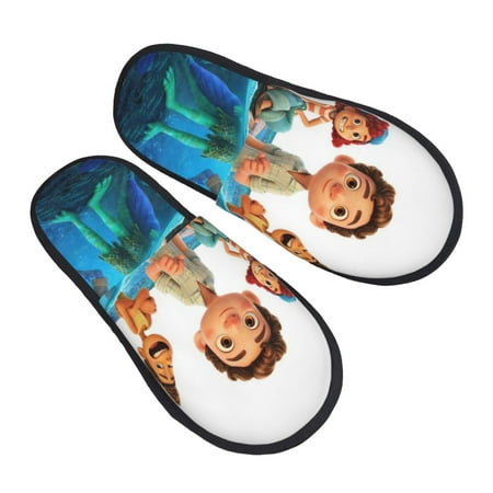 

Luca Furry Slippers For Men Women Fuzzy House Slippers Winter Anti-Slip Indoor And Outdoor Slip On Shoes Medium