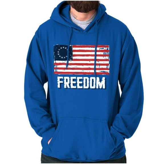 American Colonies Flag USA Freedom Hoodie Sweatshirt Women Men Brisco Brands M