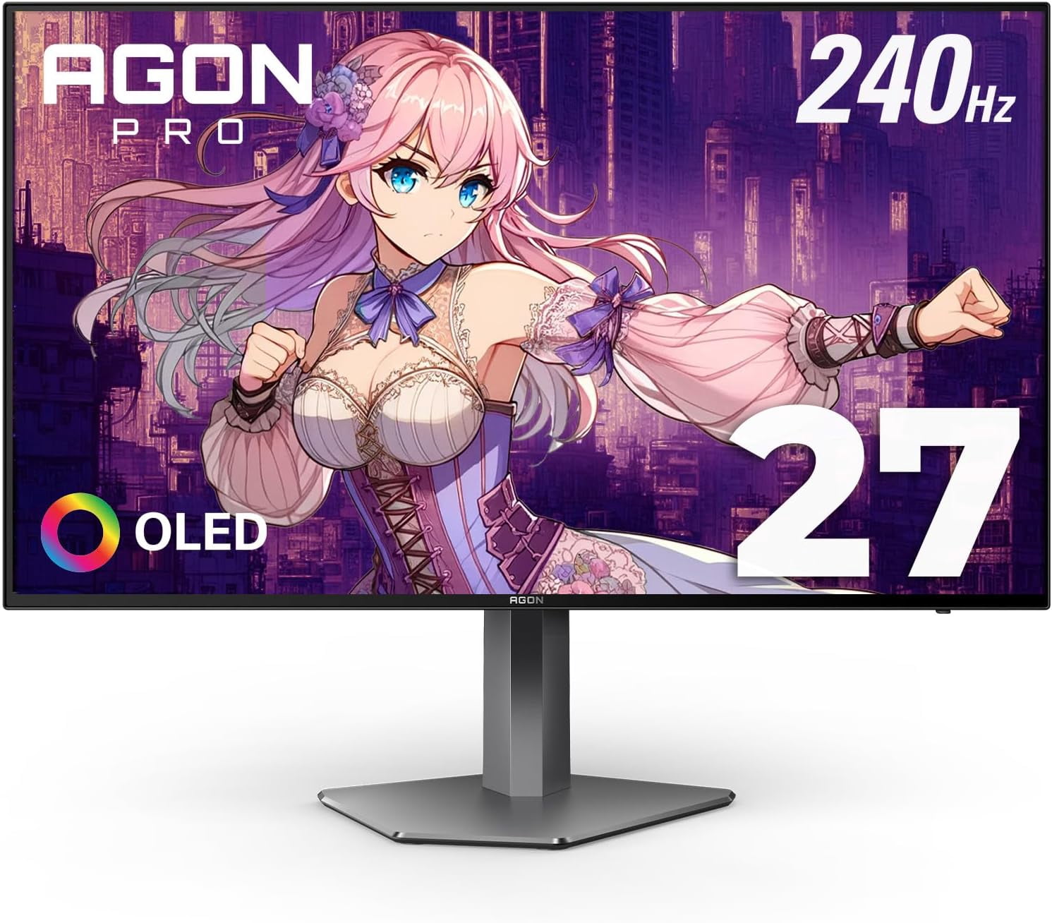 Restored AOC AG276QZD-B 27" 2560 x 1440 240Hz OLED Gaming Monitor, Black (Refurbished)