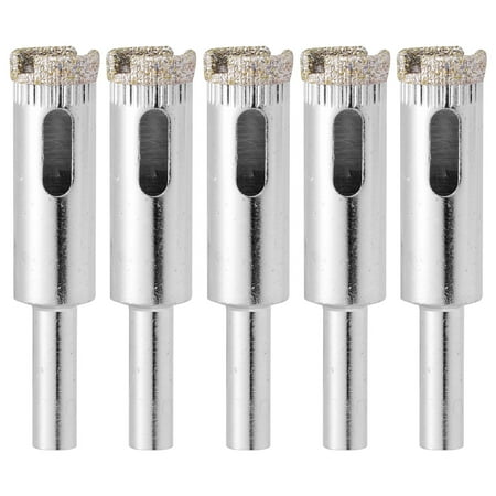 

NUOLUX 5 Pcs Diamond Drill Bits Hollow Core Drill Bits Set Extractor Remover Tools