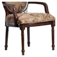 thumbnail image 3 of Comfort Pointe Belmont Oval Back Solid Wood Accent Chair in Cherry Finish, 3 of 7