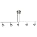 thumbnail image 3 of Cal Lighting SL-954-5-BS-CRU Track Lighting- Cone Rust & Brushed steel, 3 of 3