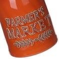 thumbnail image 5 of ORANGE JAR WITH FLOWER, 5 of 5
