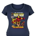 thumbnail image 3 of Marvel Iron Man - Comic Book Cover - Maternity Scoop Neck Graphic T-Shirt, 3 of 5