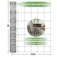 thumbnail image 2 of Garvee Farm Fence, Cattle Panel, Heavy Duty Galvanized Wire Fencing, 4 ft x 328 ft, Silver, 2 of 7