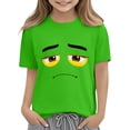 thumbnail image 6 of HOMADLES Toddler Boys Tee Short Sleeve Shirts for Boys Cotton Crewneck Graphic Tees Summer Lightweight T Shirt, Green 11 T, 6 of 6