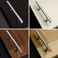 thumbnail image 4 of 6 inch Solid Stainless Steel Bar Handle Pull (5 Pack) Fine-Brushed Satin Nickel Finish w/ 3-3/4" 3.75in Hole Center for Door Kitchen Bathroom Bedroom Furniture Cabinet Hardware Dress Drawer, 4 of 9