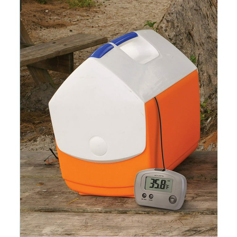 AcuRite Premium Home Digital Wireless Fridge & Freezer Thermometer with  Alarm