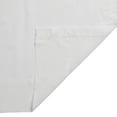 thumbnail image 6 of Sheer Voile Drape White 96 Inches Long Lightweight Pinch Pleated Curtain for Kids Room Living Room Solid Color Transparent Thin Curtain (1 Panel, 52Wx96L, Slub Cross) outdoor curtains, 6 of 6