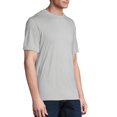 thumbnail image 3 of Hanes Cool DRI TAGLESS Men`s T-Shirt, L, Oxford Gray, 3 of 3