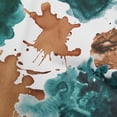 thumbnail image 1 of oneOone Viscose Chiffon Brown Fabric Abstract Watercolor Quilting Supplies Print Sewing Fabric By The Yard 42 Inch Wide, 1 of 4