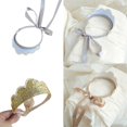 thumbnail image 2 of Adjustable Size Crowns Glitter Pearl Headband Princess Full Sequins Crown Kids Carnivals Birthday Party Prom Supplies Silver, 2 of 4