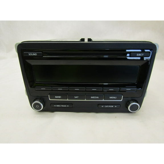 Pre-Owned 2012 2013 2014 Volkswagen Golf GTI AM FM CD MP3 Radio Receiver OEM LKQ - Verify Specific Vehicle Fitment In Description - (Good)