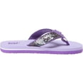 thumbnail image 3 of Teva Girls Mush II Sandal (6 M US Big Kid, Purple Glitter), 3 of 3