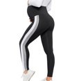 thumbnail image 4 of kakina CMSX Women's Maternity Leggings with Pockets Over the Belly,Womens Workout Yoga Fashionable Solid Color Pregnancy Pants, 4 of 6