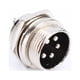 thumbnail image 4 of Conector de enchufe y zócalo de aviación, 1 juego GX16, kit surtido de enchufes de telecomunicaciones con tornillo de 5 pines, conector de cable de metal para panel, creado magistralmente, 4 of 7