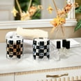thumbnail image 4 of Yayeee 4 Pack Qtip Holder Bathroom Cotton Swab Canister with Lid Clear Dispenser Set, Blue Cat Stars, 4 of 6
