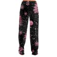 thumbnail image 3 of Women's Casual Fashion Christmas Pajama Pants, Long Sleepwear Trousers for Sports and Home Use, Comfortable and Soft Material for Nightwear and Lounging,Black,S, 3 of 6