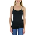 thumbnail image 4 of ToBeInStyle Women's Fitted Adjustable Spaghetti Strap Camisole, 4 of 7