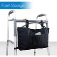 thumbnail image 3 of Bolsa para silla de ruedas para accesorios - Se adapta a andadores, andadores y sillas - Mochila ajustable para personas mayores - Bolsa plegable para mujeres mayores, bandeja con ruedas par, 3 of 5